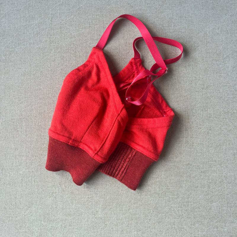 fiery orange bralette in S