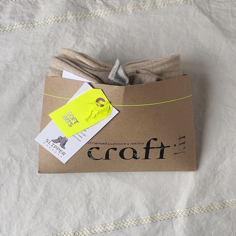 cashmere slipper craft kit