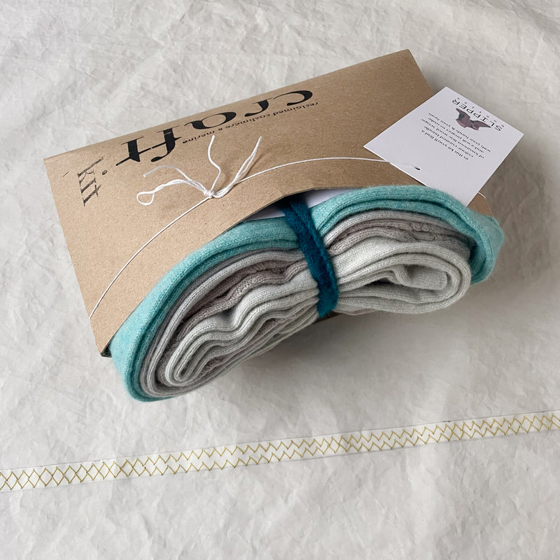 cashmere slipper craft kit