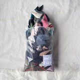 1 lb fine knit cashmere + merino wool scraps