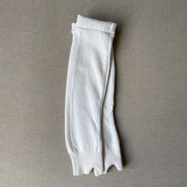 creamy ivory arm warmers