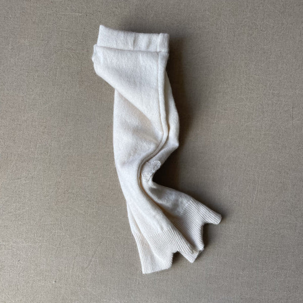 creamy ivory arm warmers