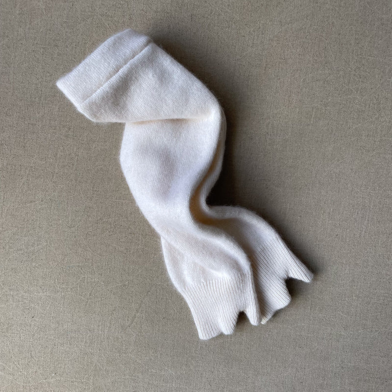 ivory arm warmers