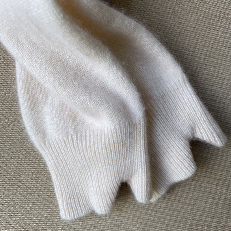 ivory arm warmers