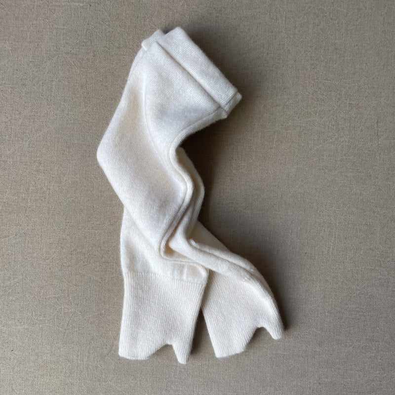 creamy ivory arm warmers