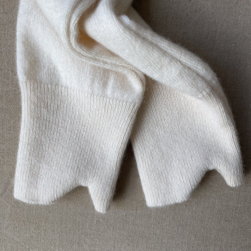 creamy ivory arm warmers