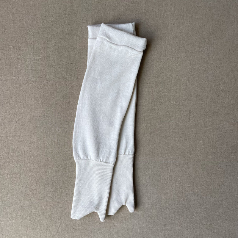 ivory arm warmers