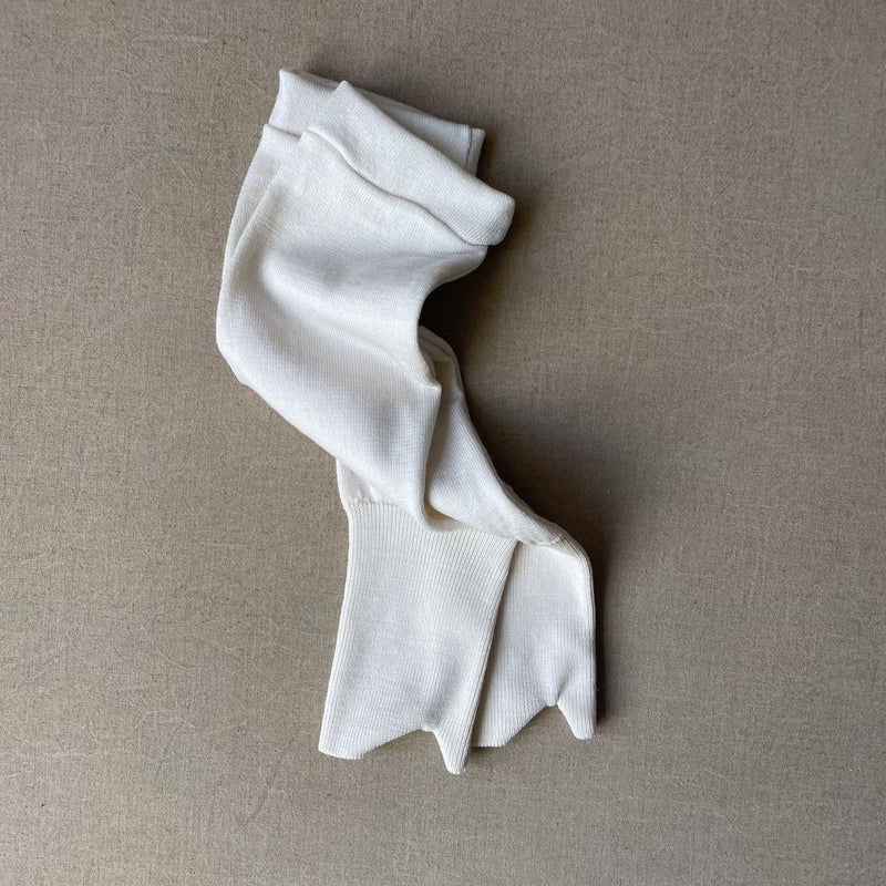 ivory arm warmers