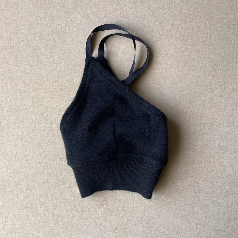black bralette in XL