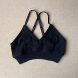 black bralette in L