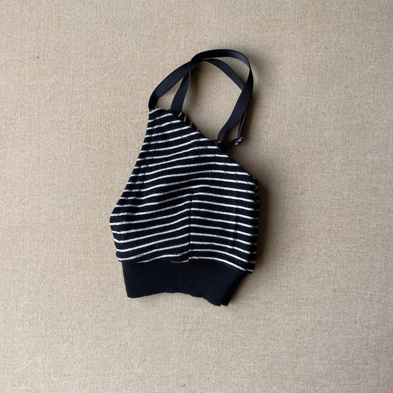black stripe bralette in M