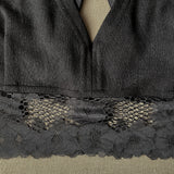 black bralette in S