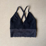 black bralette in S