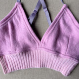 soft pink bralette in S
