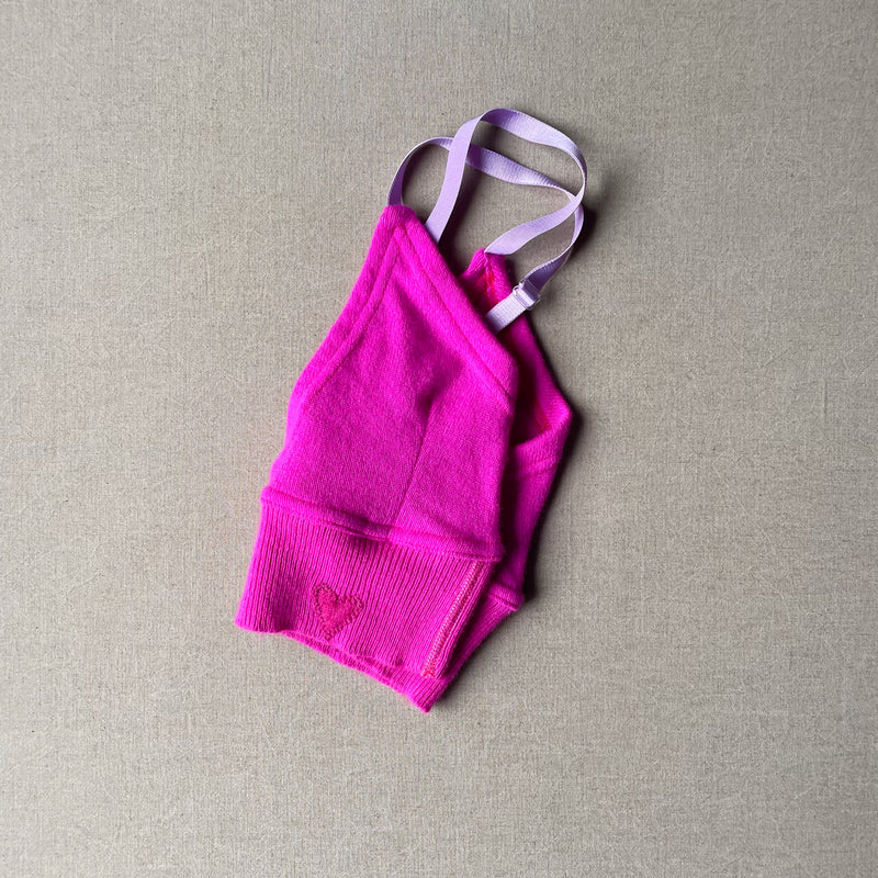 fuschia bralette in S