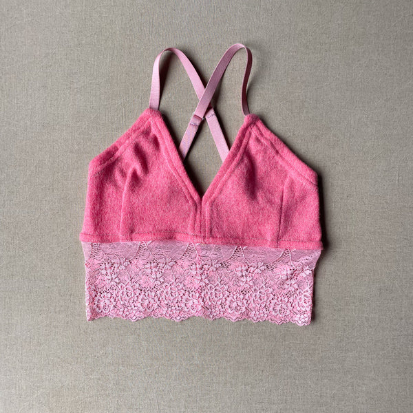 pink bralette in S
