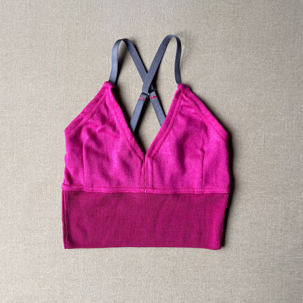 raspberry bralette in S