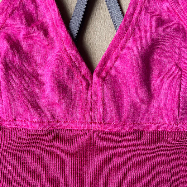 raspberry bralette in S