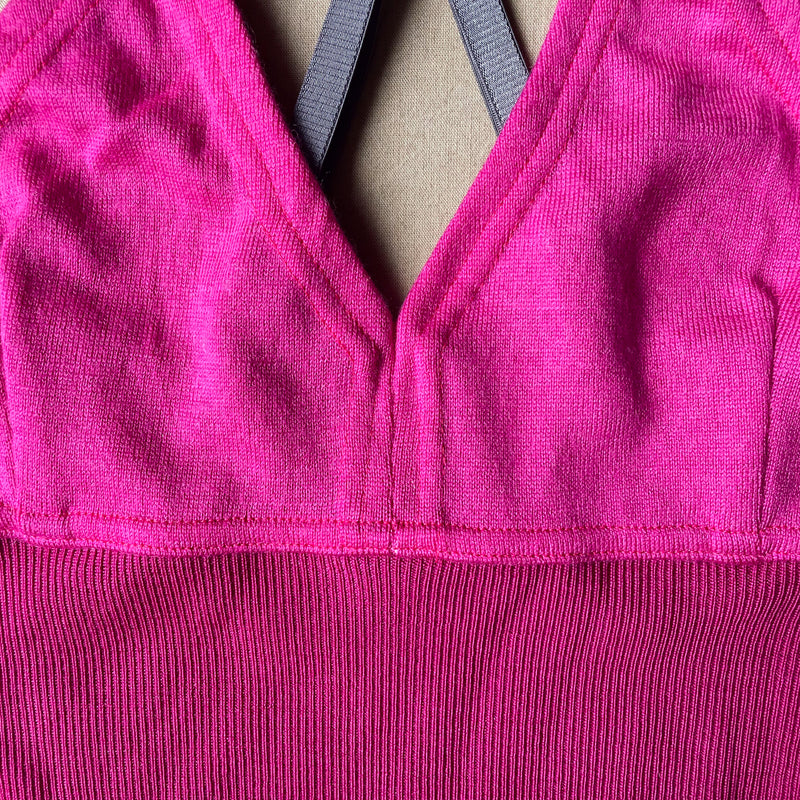 raspberry bralette in S