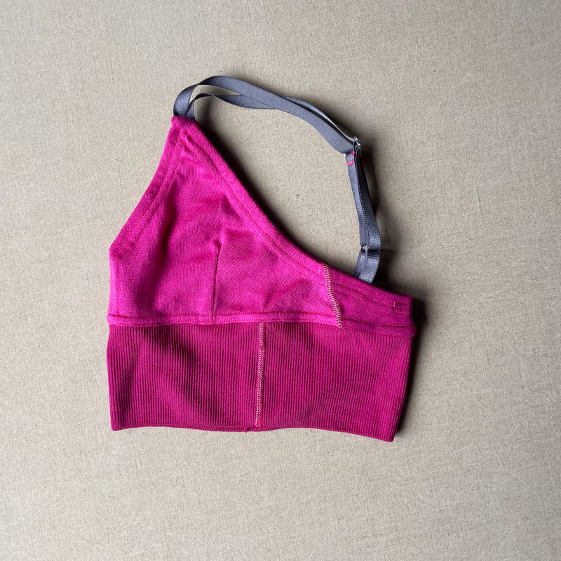 raspberry bralette in S