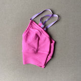 fluro pink bralette in M