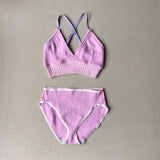 soft pink bralette in S