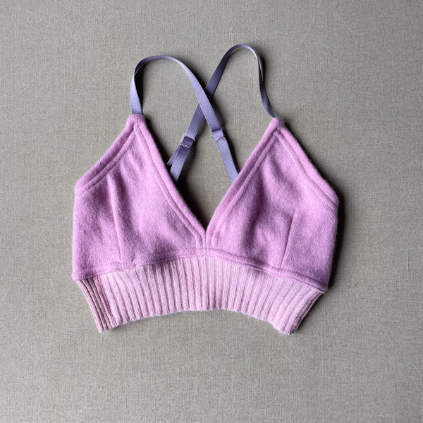 soft pink bralette in S