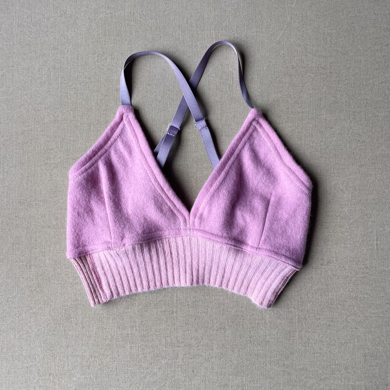 soft pink bralette in S