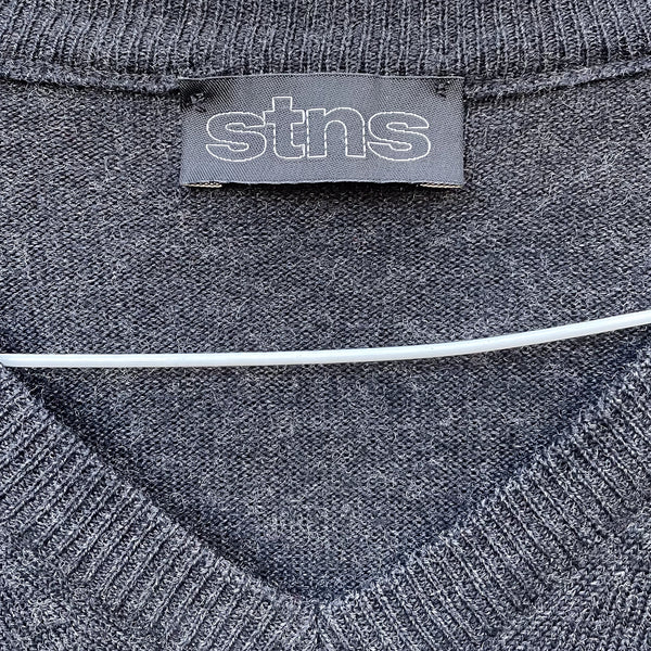 STNS vintage merino wool blend sweater in XL