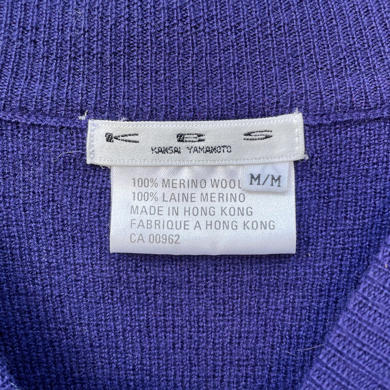 Kansai Yamamoto embellished merino wool sweater in M