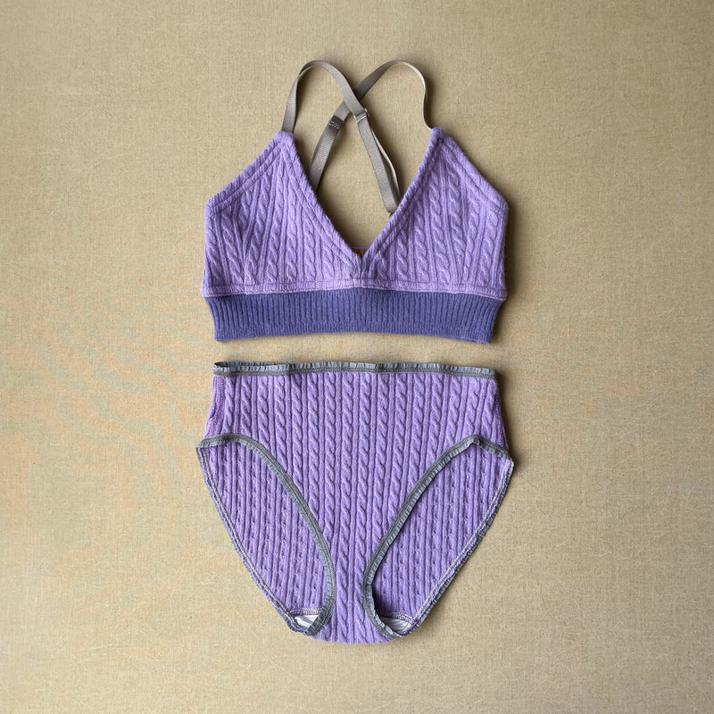 light lavender bralette in S