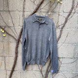 William Hunt Saville Row merino wool blend sweater in L
