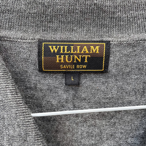 William Hunt Saville Row merino wool blend sweater in L