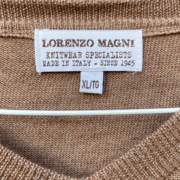 Lorenzo Magni fine wool sweater in XL