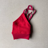 dark orangey red bralette in S
