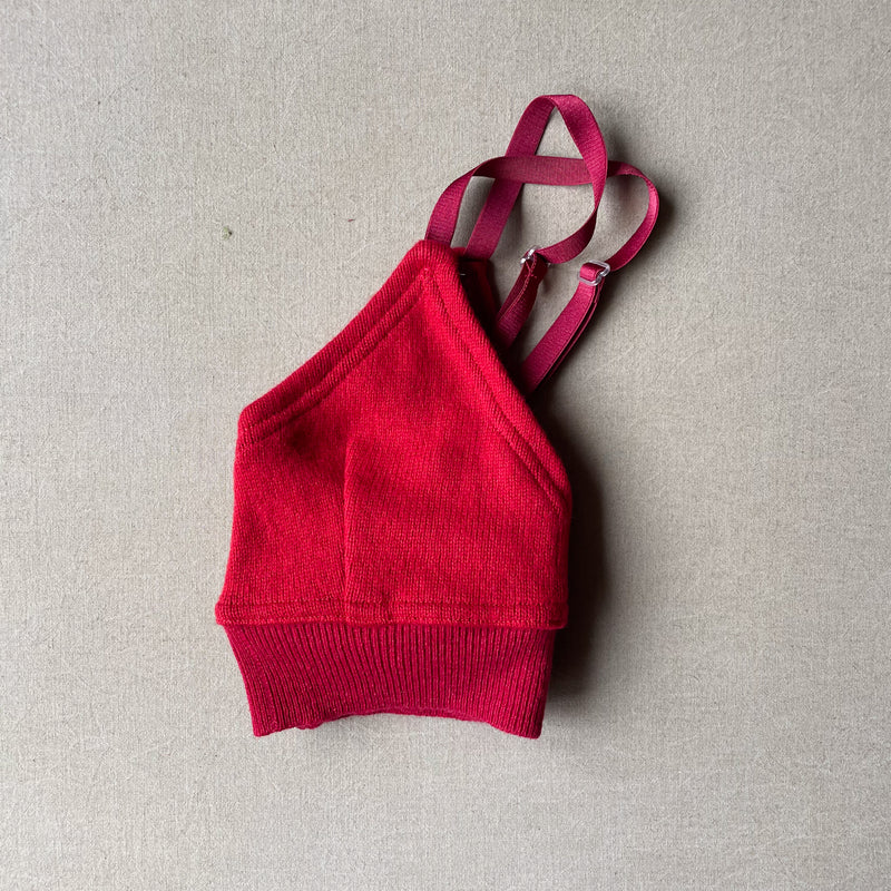 dark orangey red bralette in S