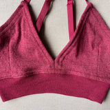 fire brick red bralette in S