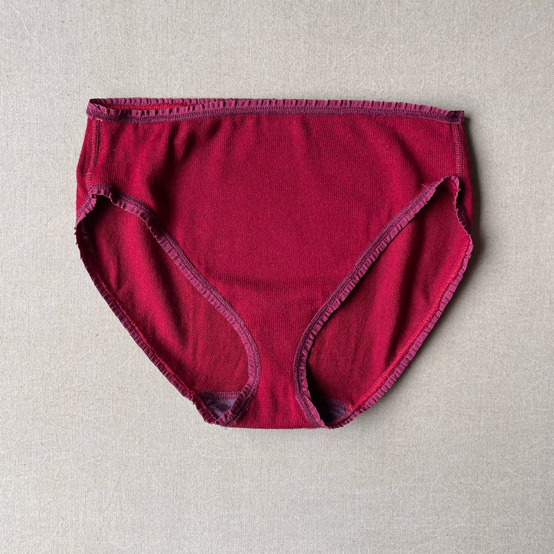 brick red undie in S