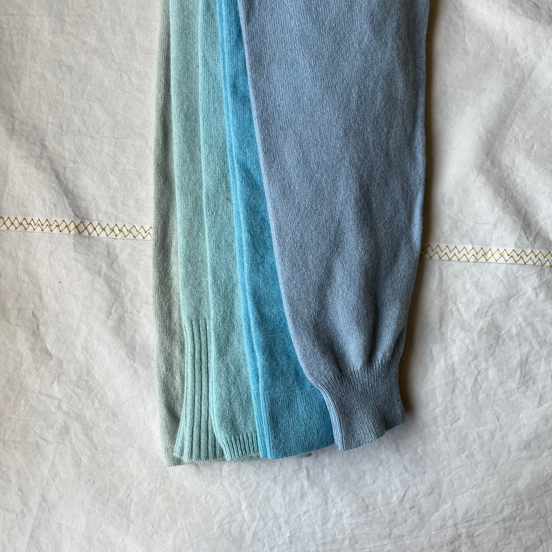sweater arms - blues