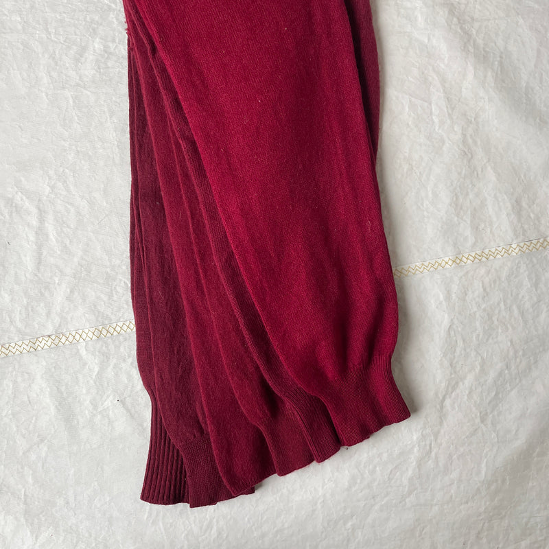 sweater arms - reds