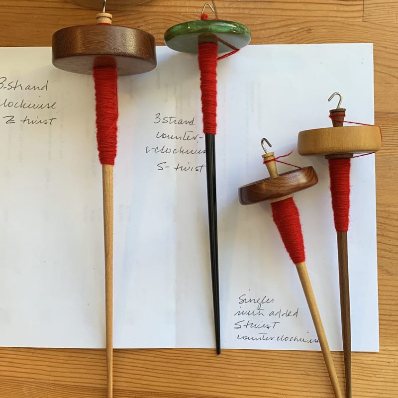 drop spindle workshop with Diana Twiss