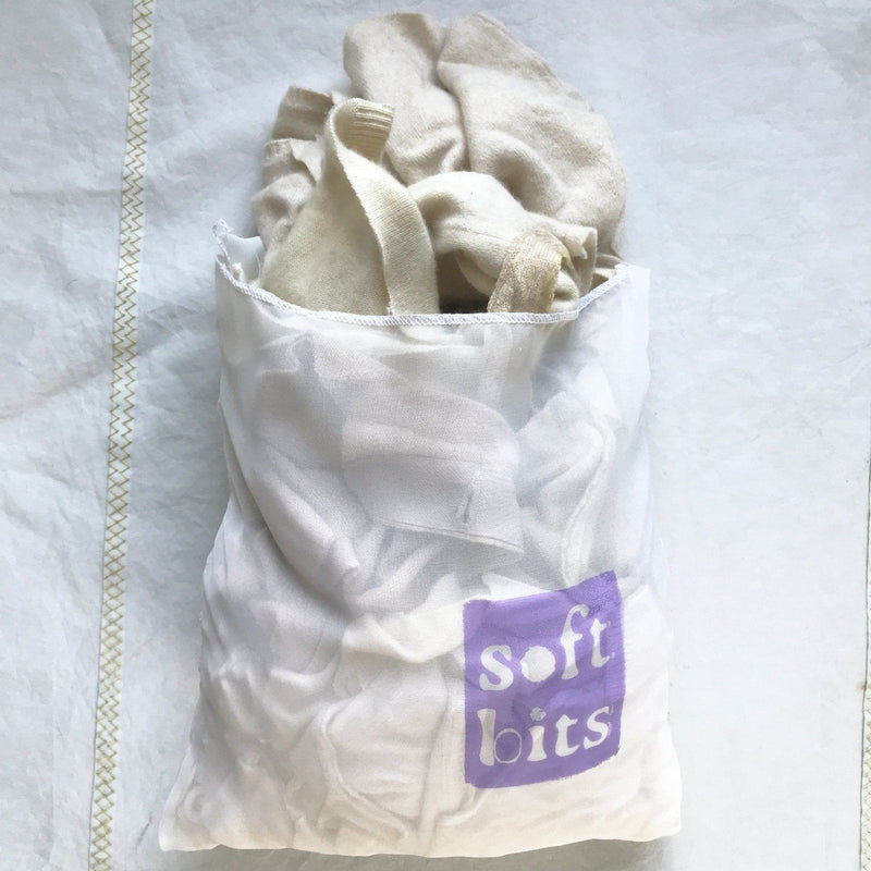 1 lb fine knit cashmere + merino wool scraps