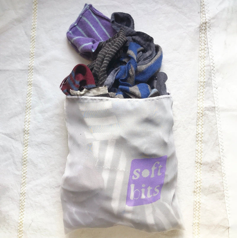 1 lb fine knit cashmere + merino wool scraps
