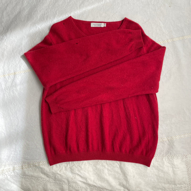 project sweaters - reds