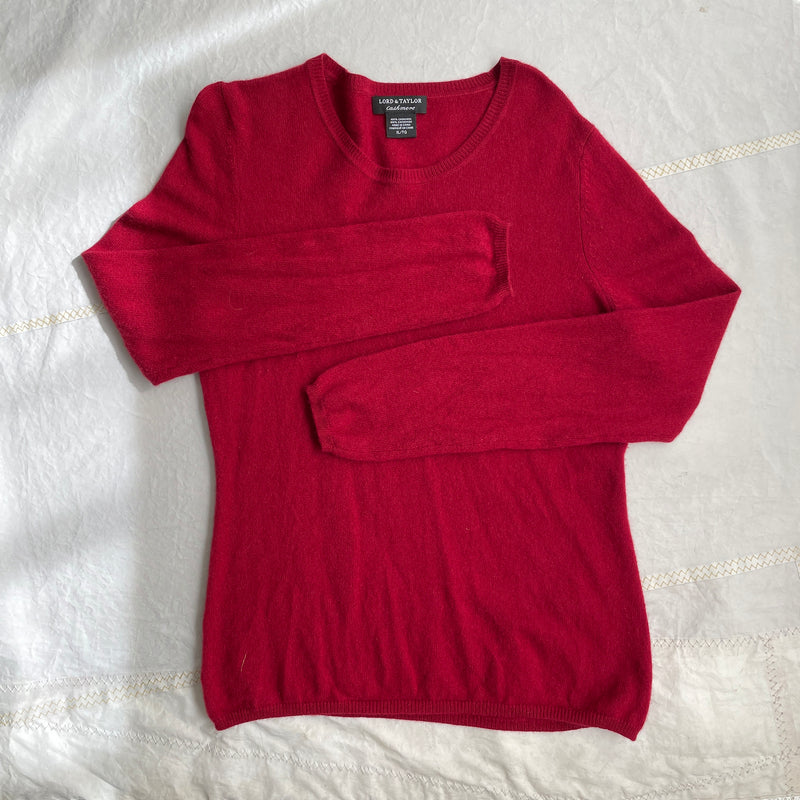 project sweaters - reds