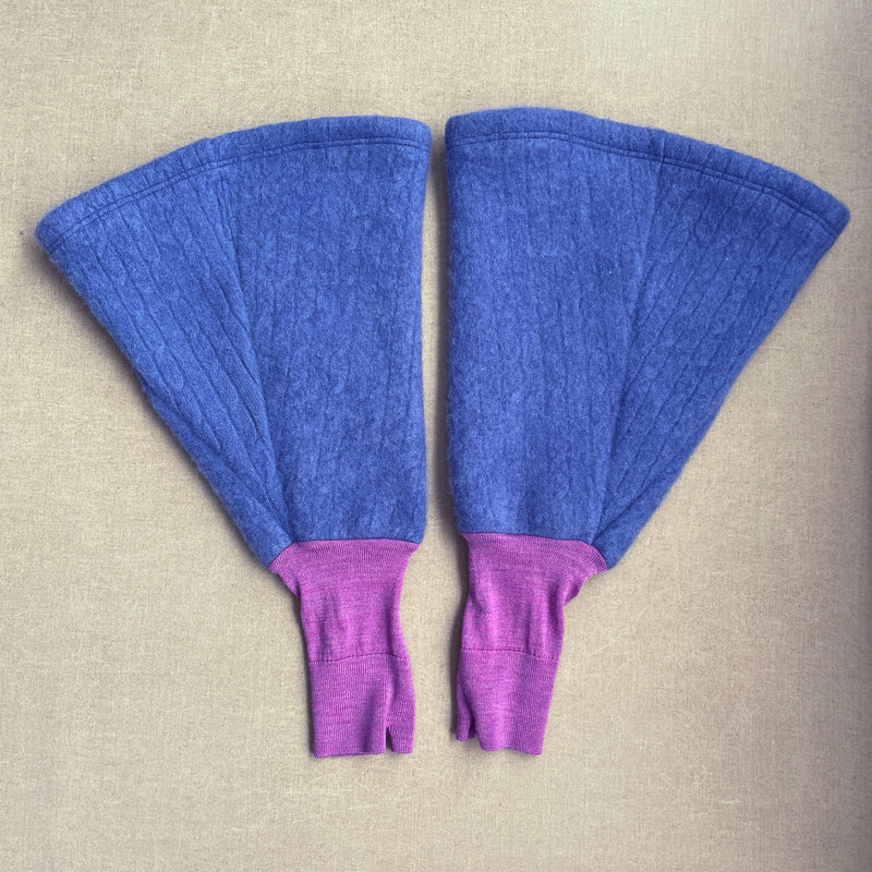 periwinkle & orchid cuffs